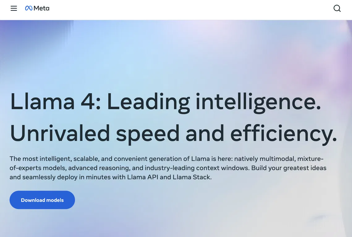 LLaMA screenshot