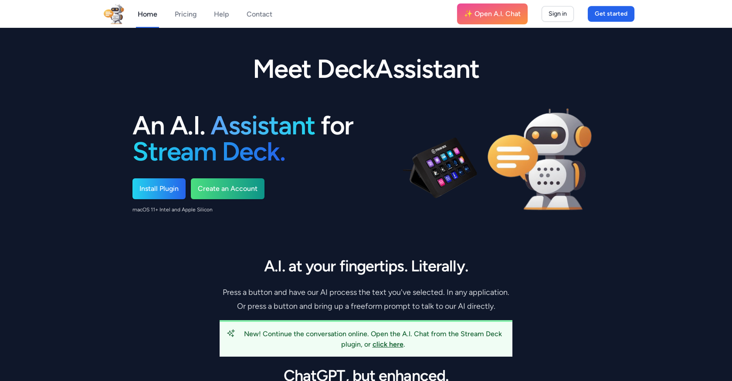 DeckAssistant screenshot