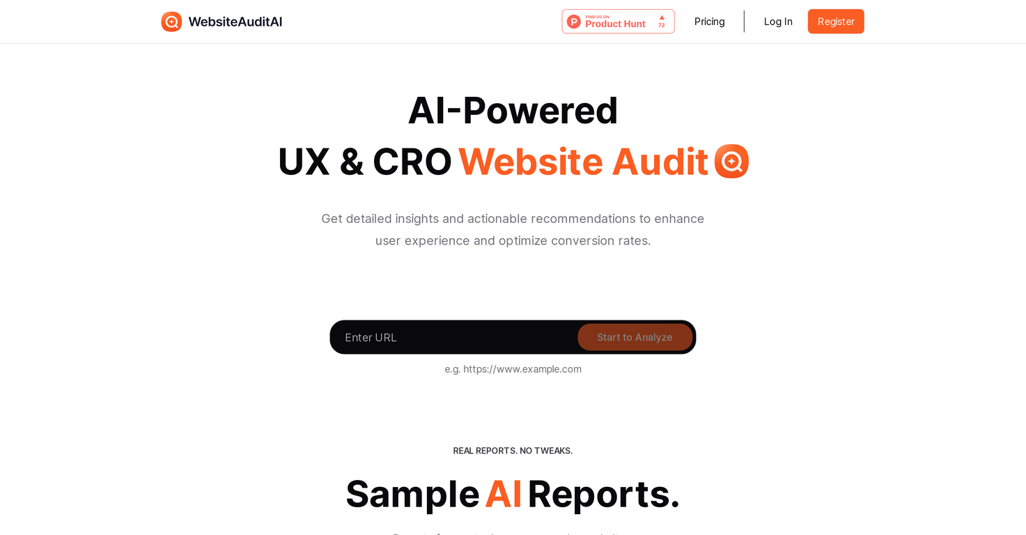 WebsiteAuditAI screenshot