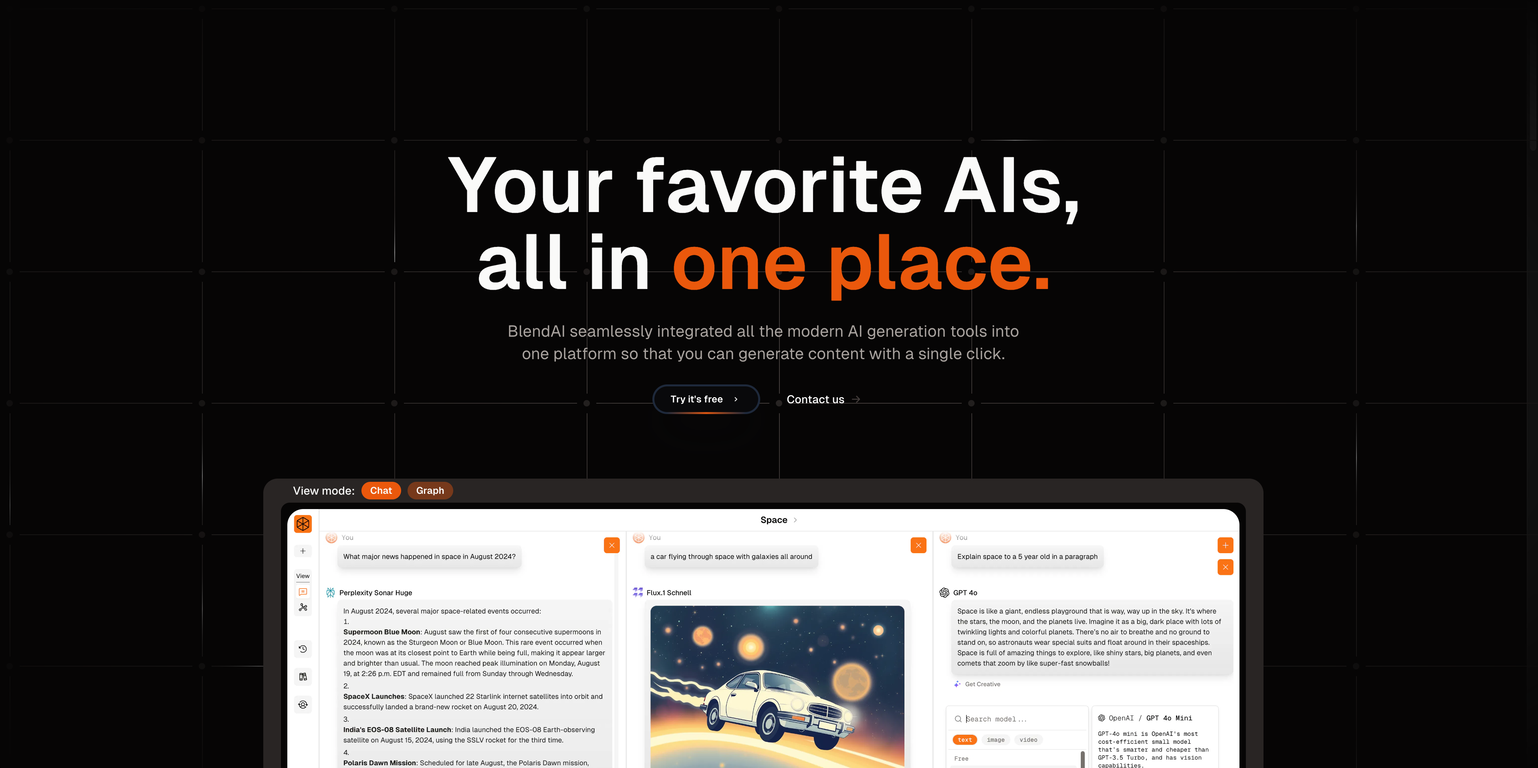 Blend AI screenshot