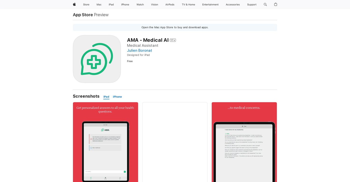 AMA - Medical Assistant screenshot