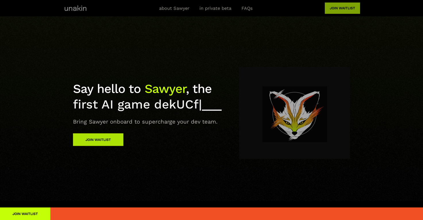 Unakin screenshot