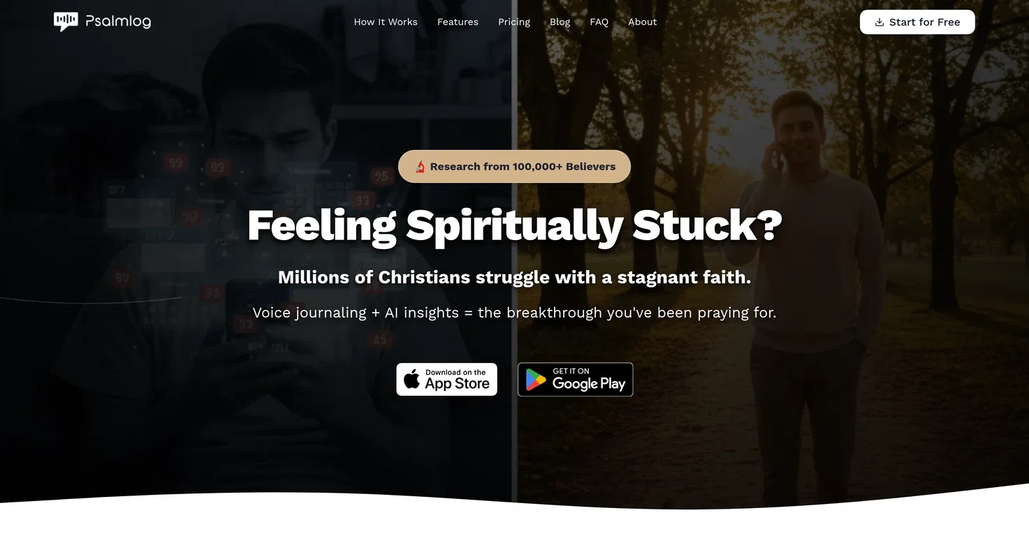 Psalmlog screenshot