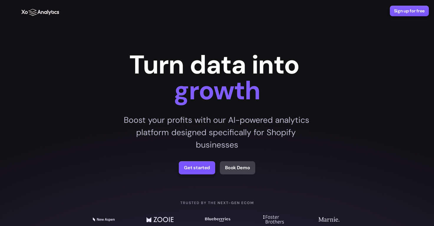 XO Analytics screenshot