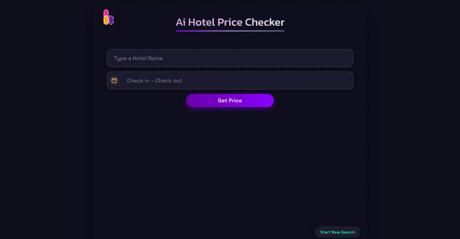 AI Hotel Price Checker - BusinessHotels.com screenshot