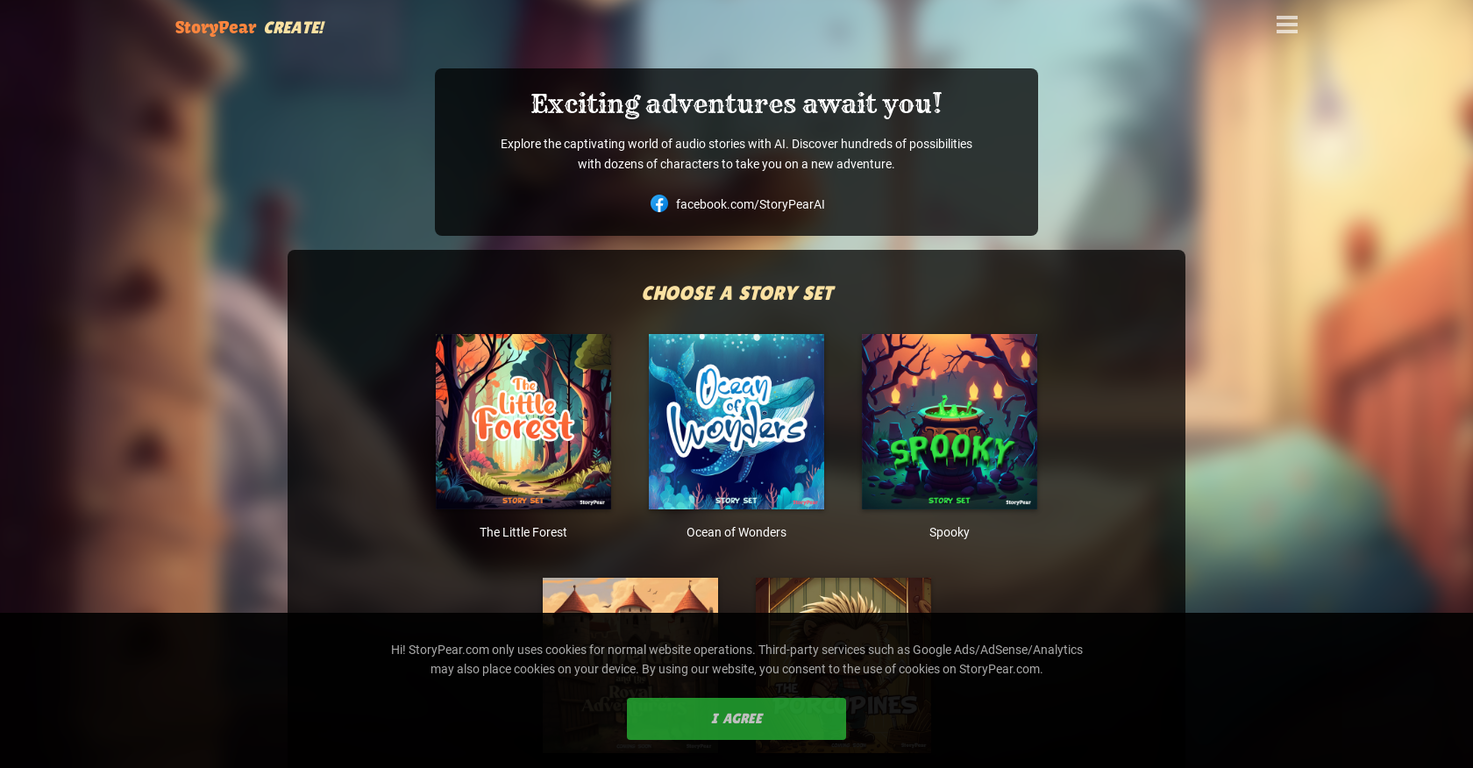 StoryPear screenshot