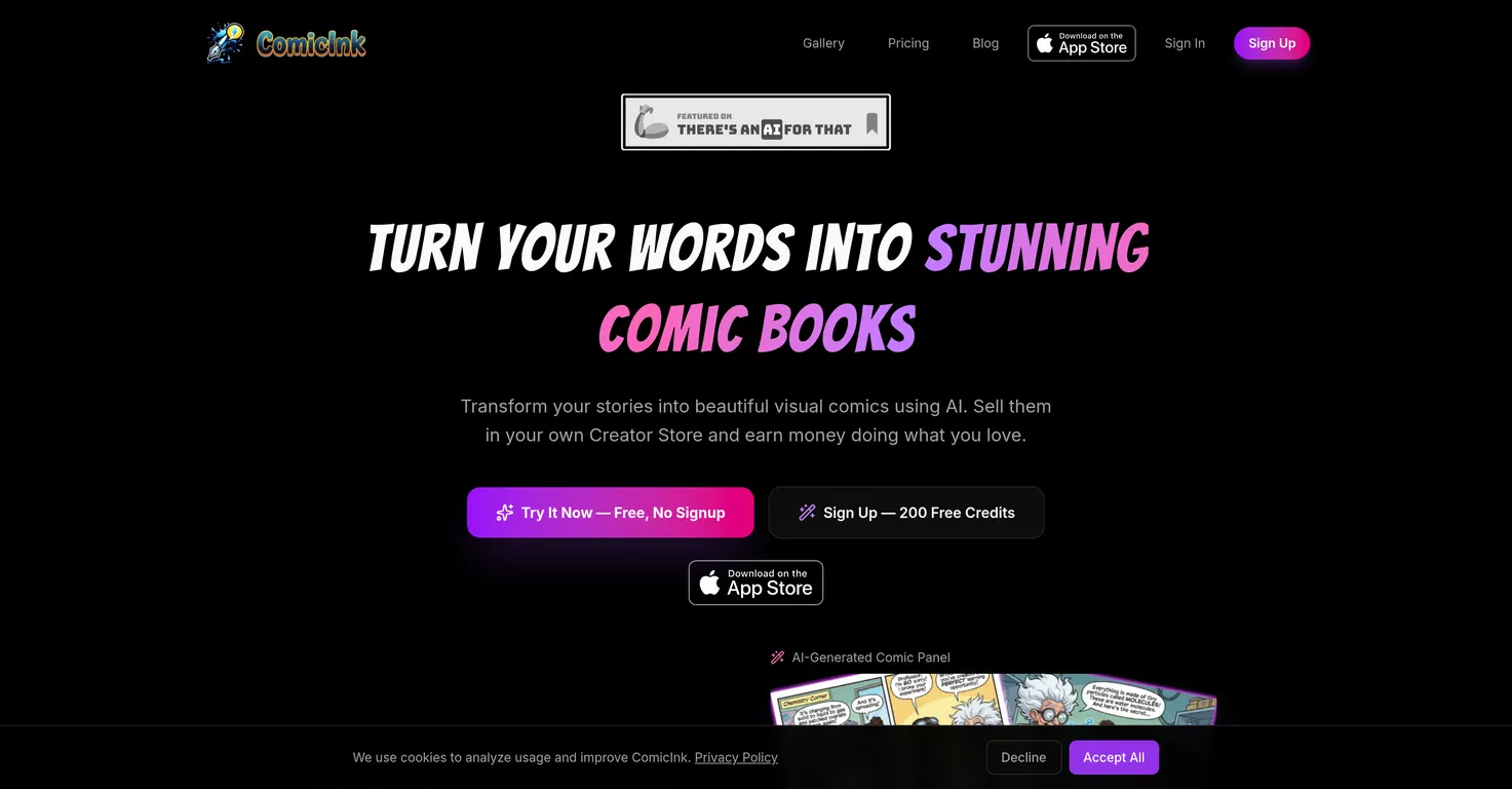 ComicInk screenshot