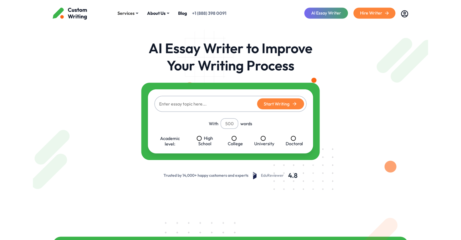 CustomWriting screenshot