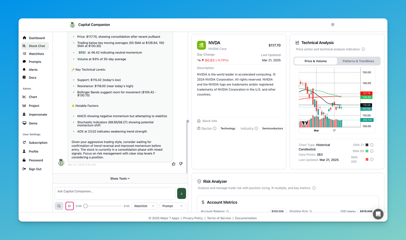 Capital Companion screenshot