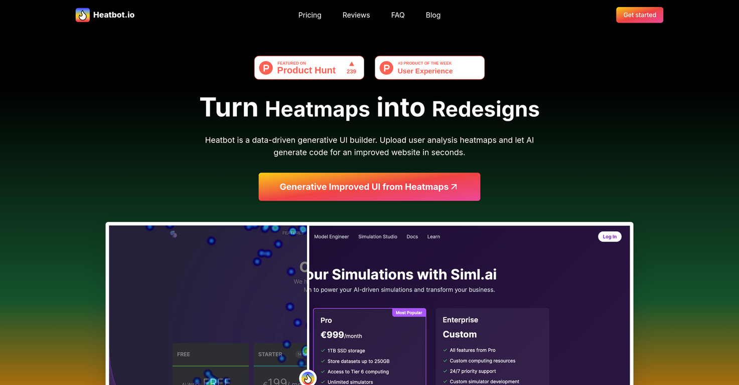 Heatbot.io screenshot