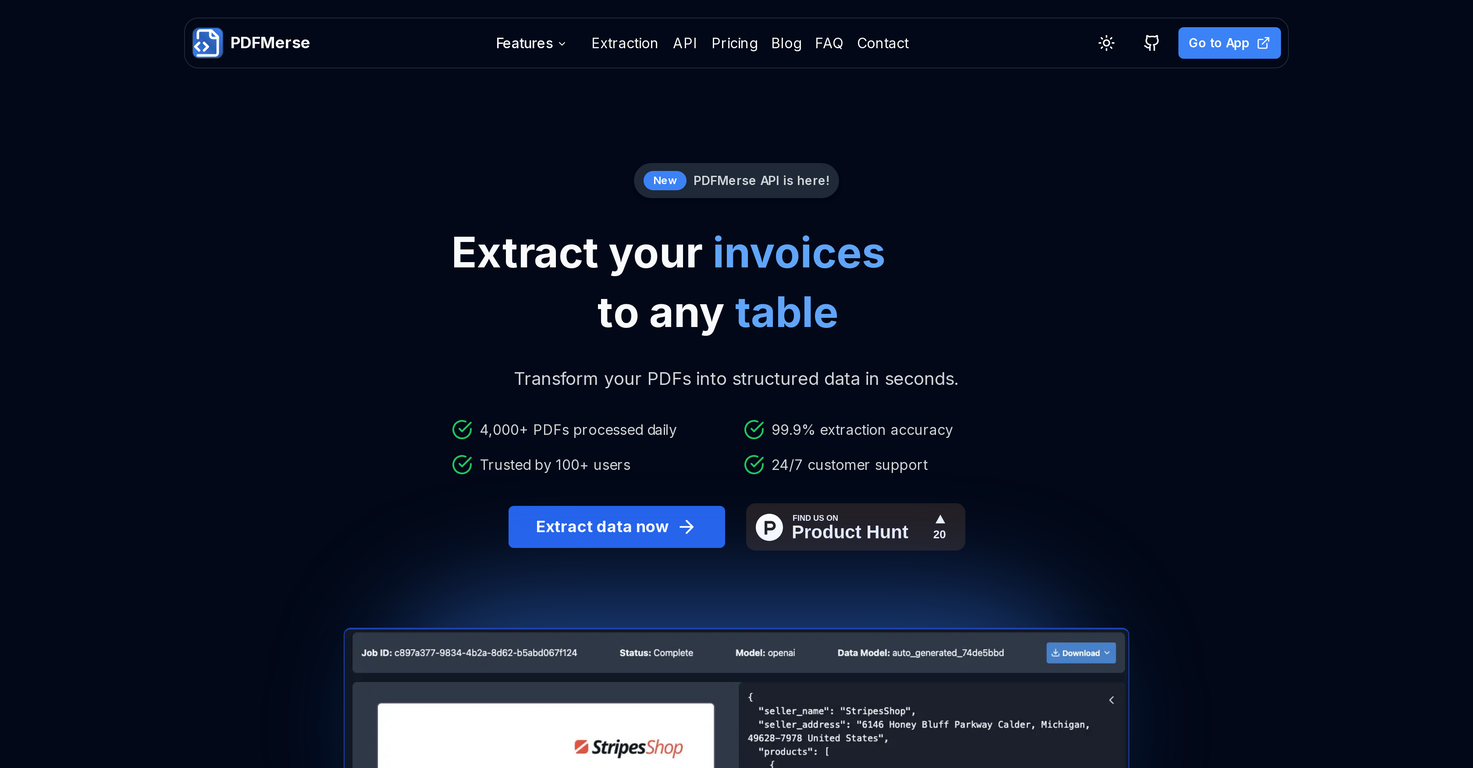PDFMerse screenshot