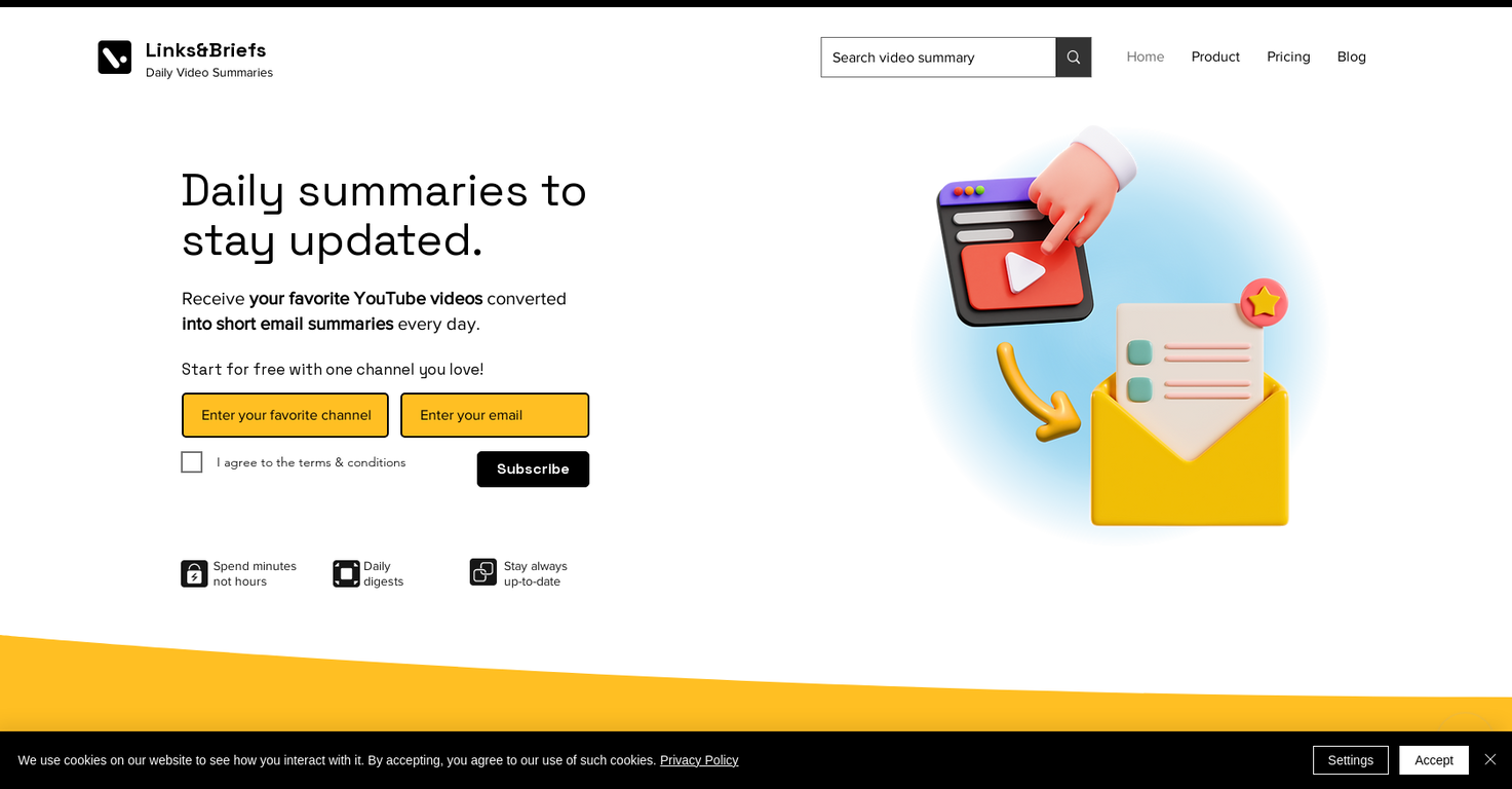 Links & Briefs screenshot