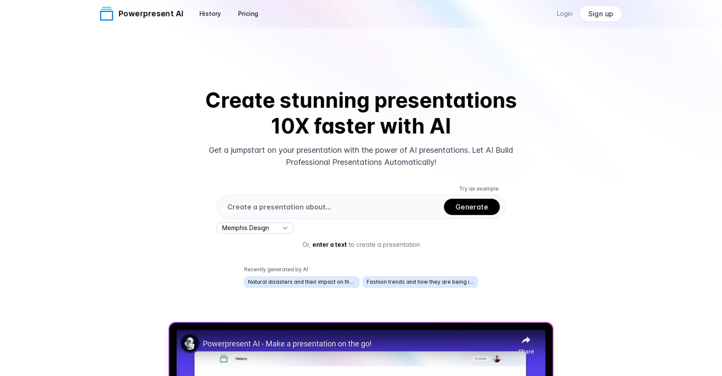 Powerpresent AI screenshot