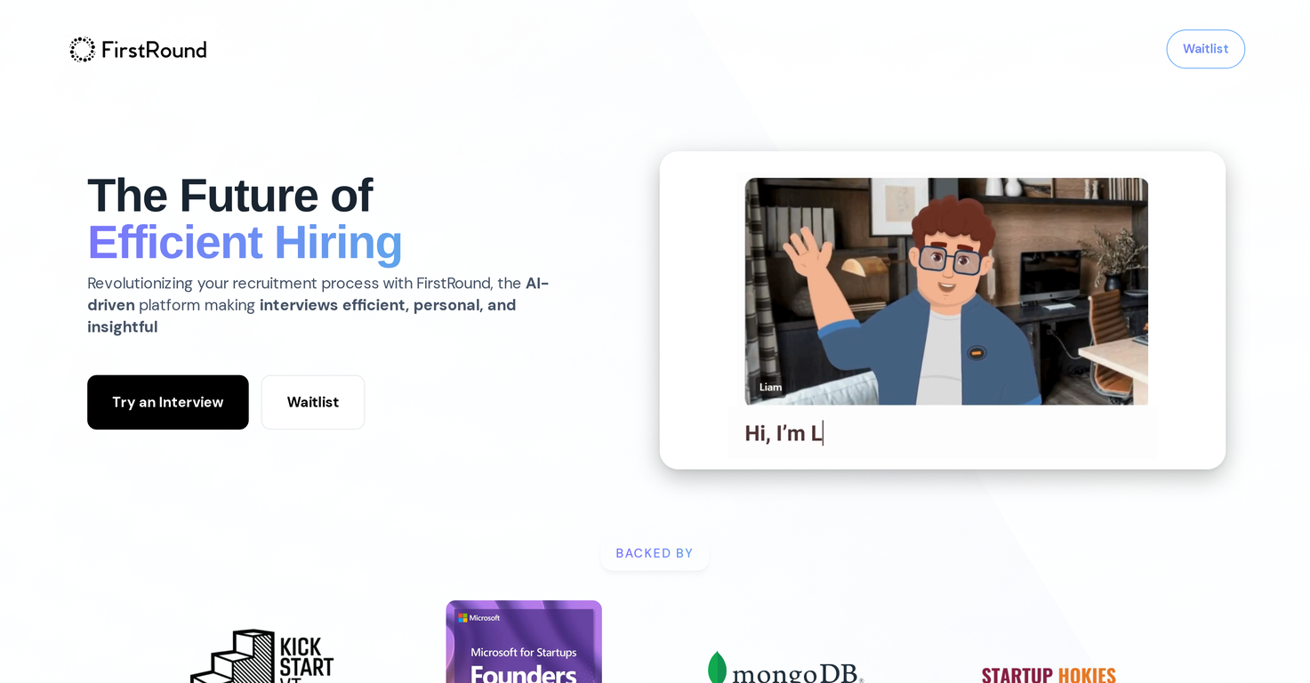 FirstRound screenshot