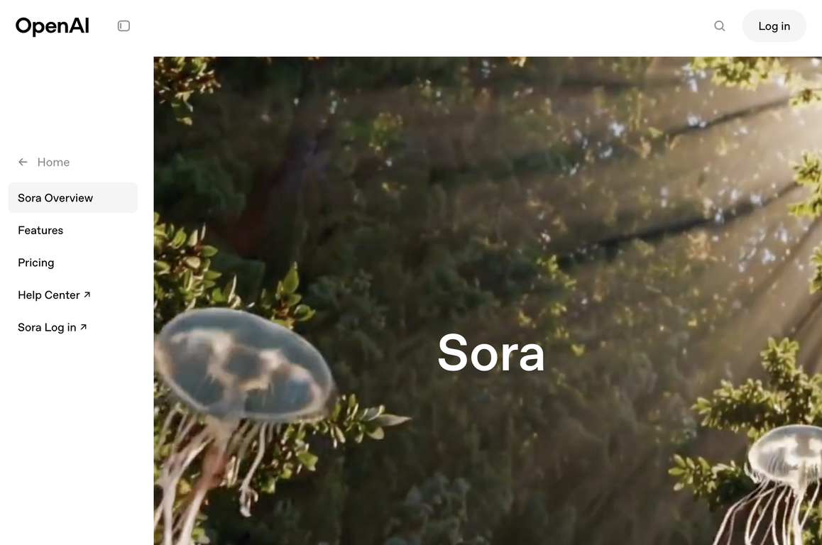 Sora by OpenAI screenshot