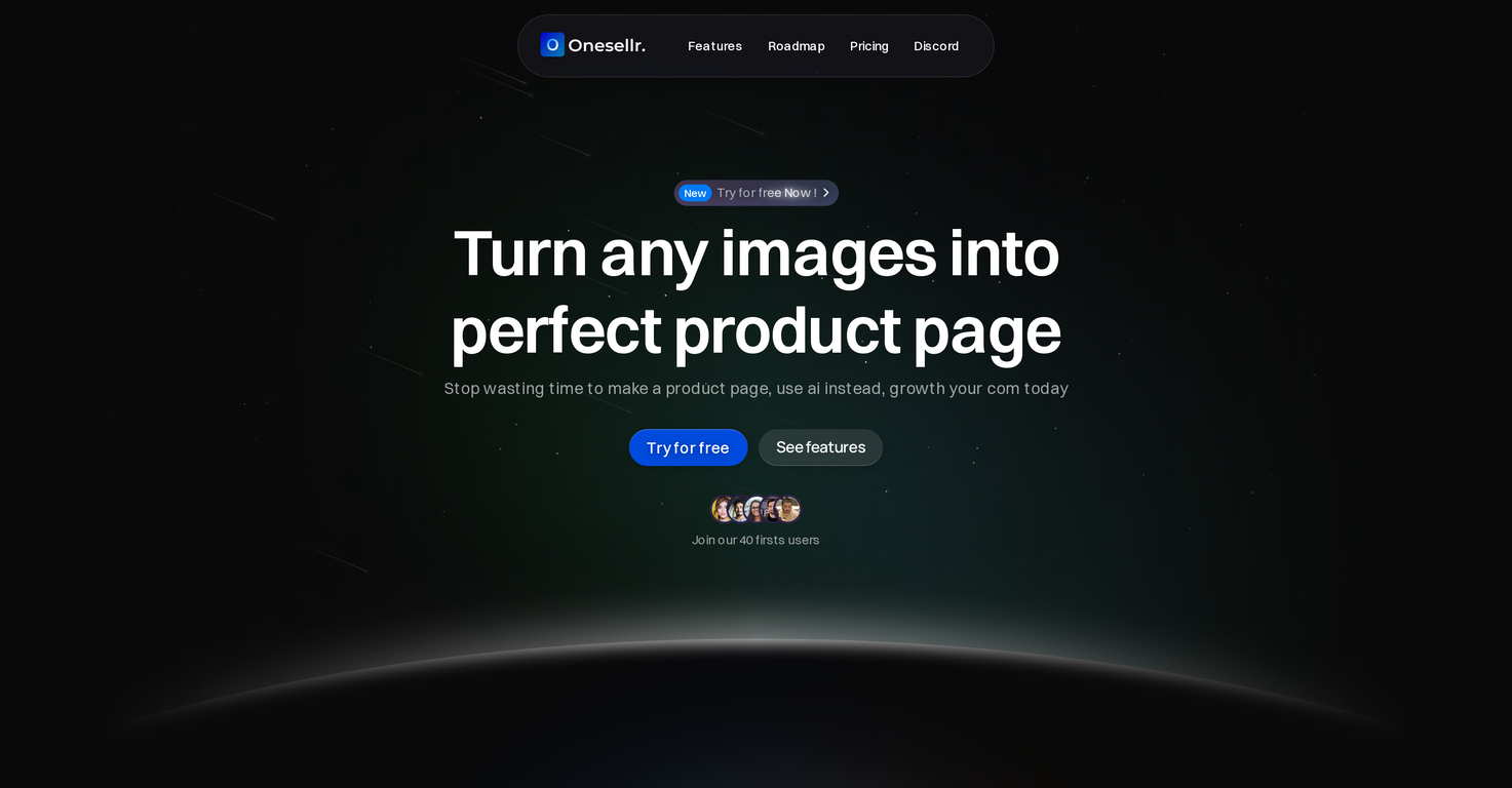 Onesellr screenshot