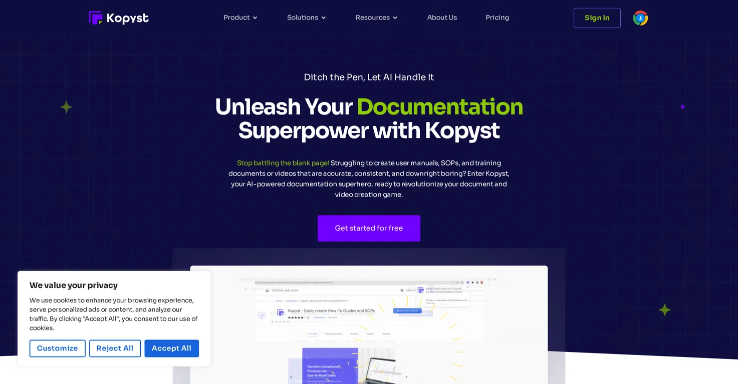 Kopyst screenshot
