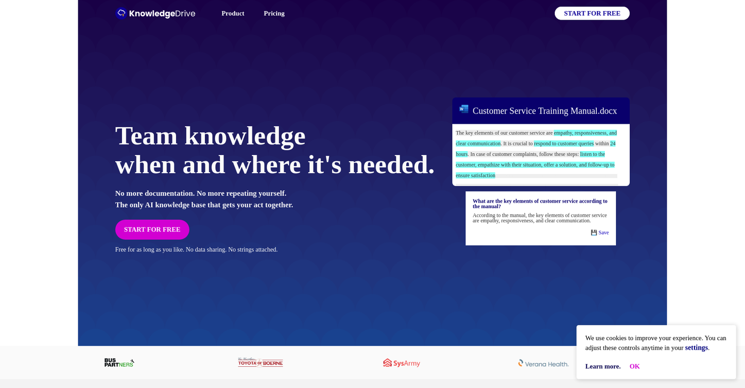 Knowledge Drive screenshot