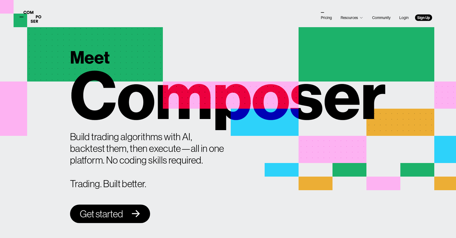 Composer Trade screenshot