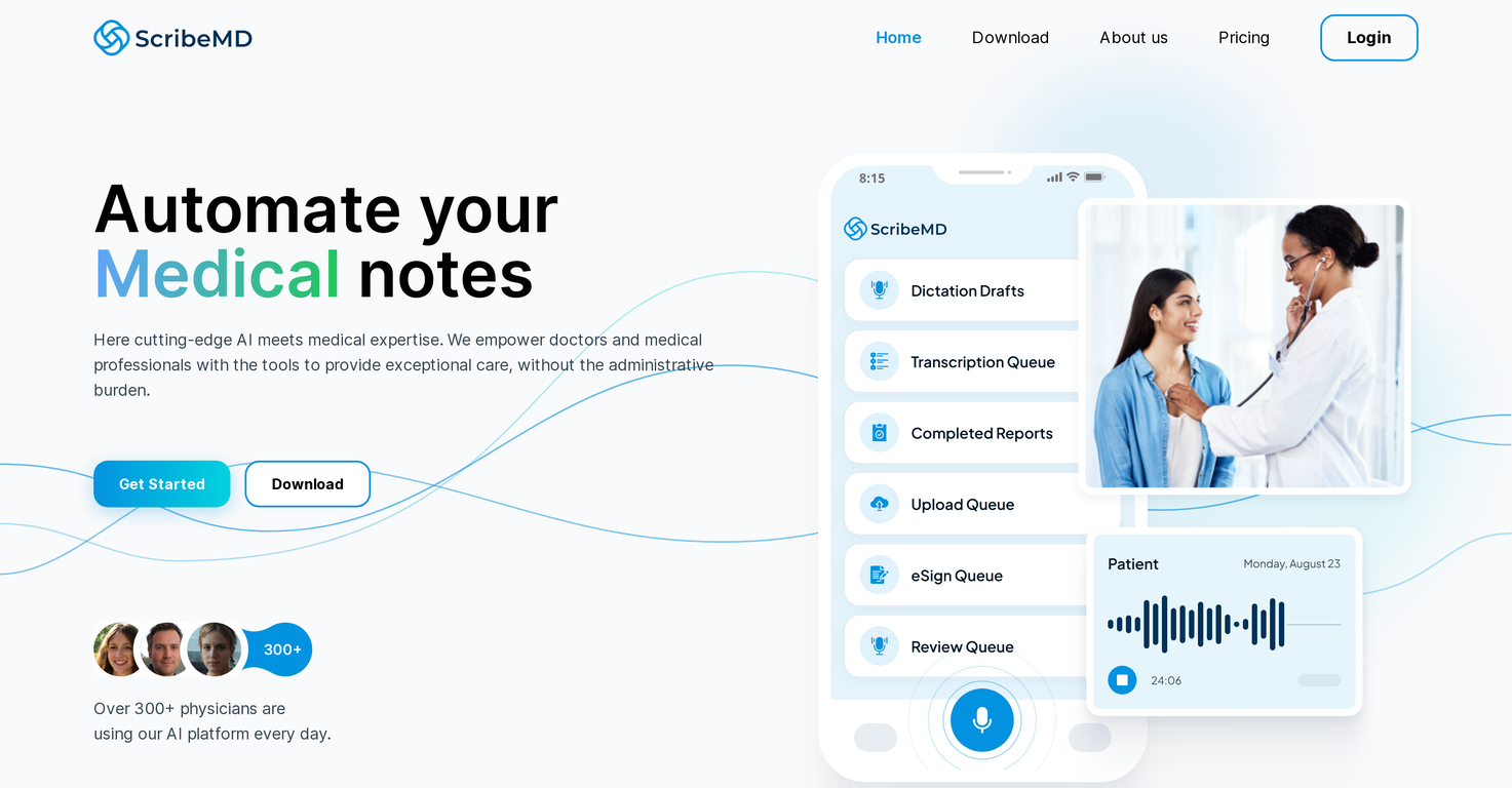 ScribeMD screenshot
