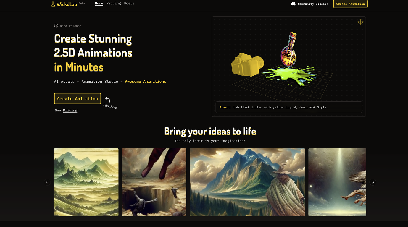 WICKDLAB screenshot