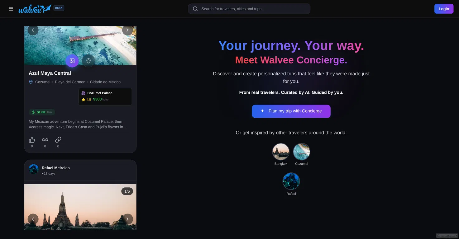 Walvee screenshot