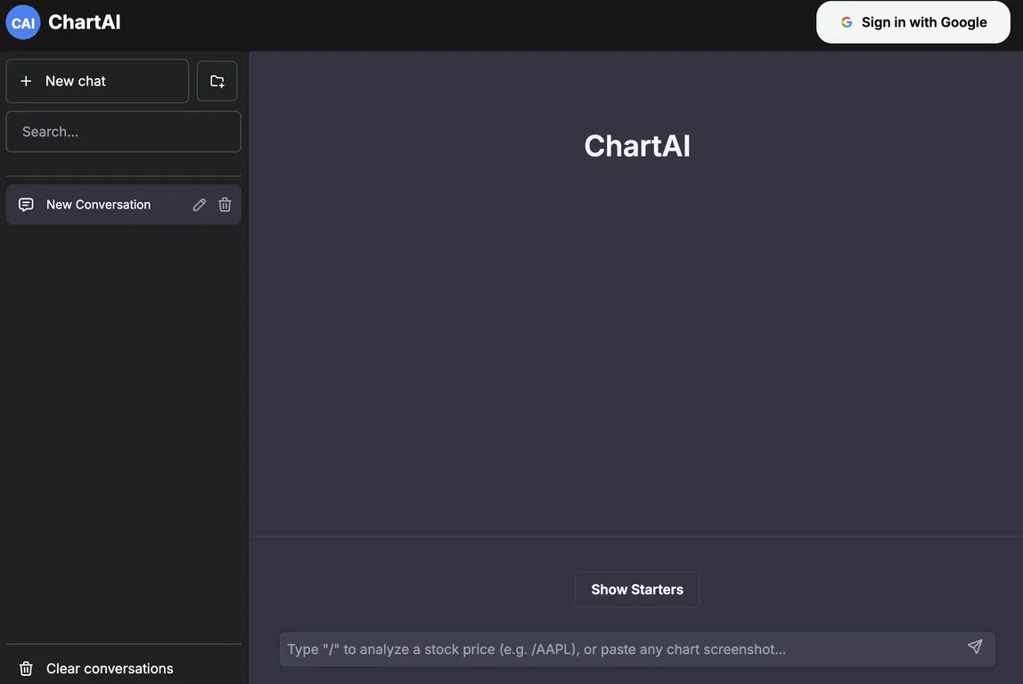 Chartai screenshot