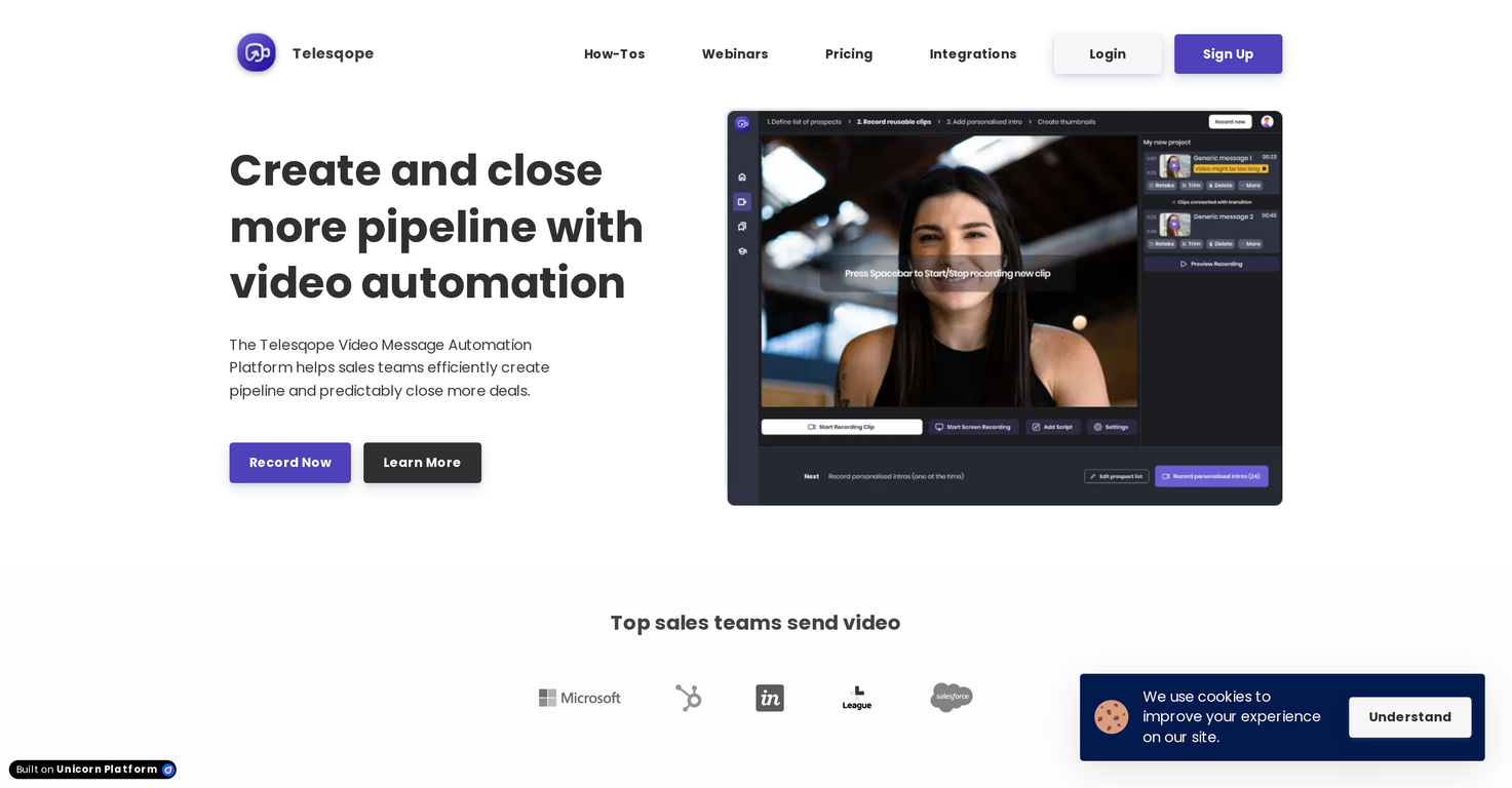 Telesqope screenshot
