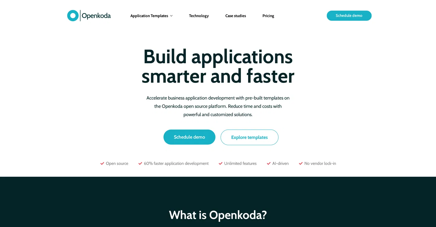 Openkoda screenshot