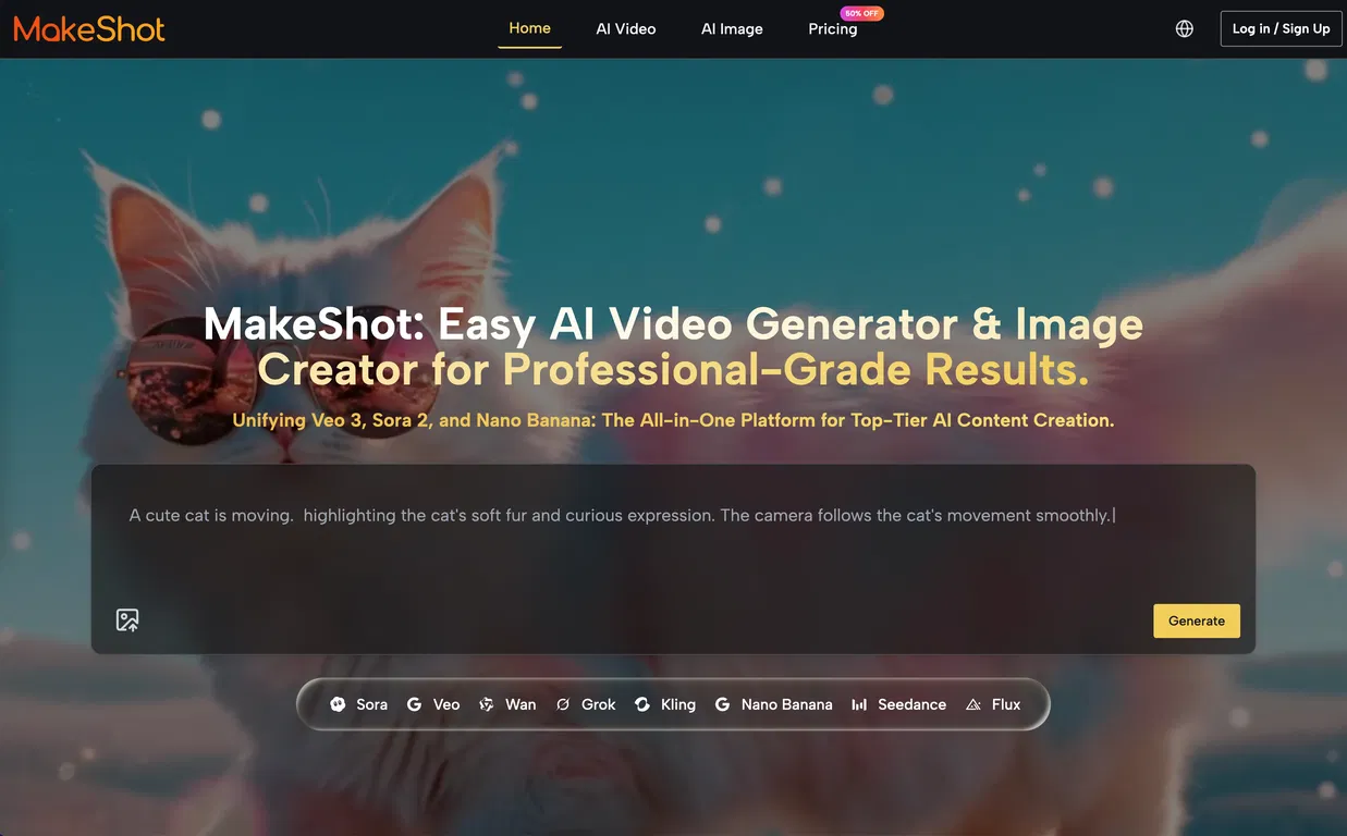 MakeShot AI screenshot
