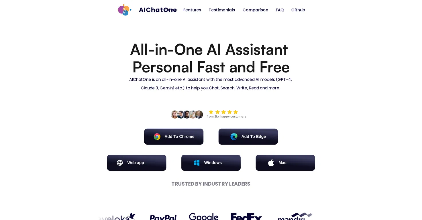 AIChatOne screenshot