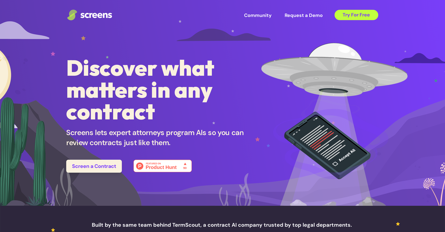 Screens screenshot