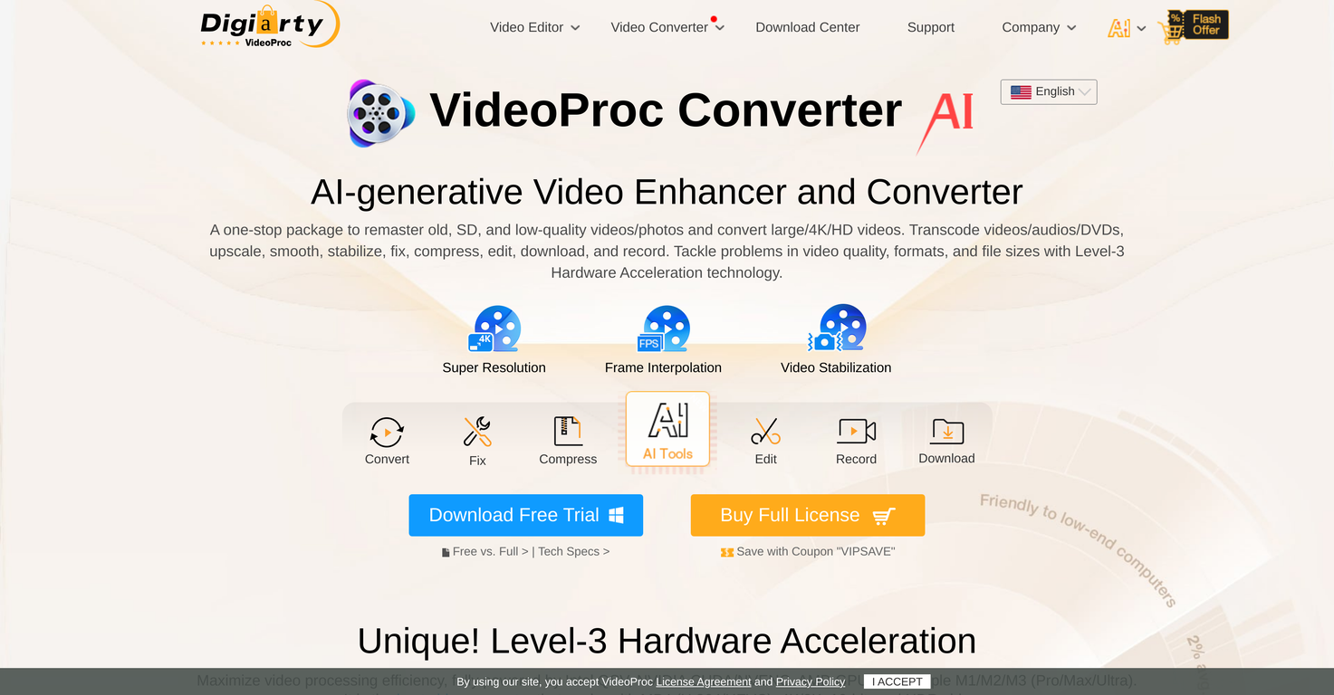 VideoProc Converter screenshot