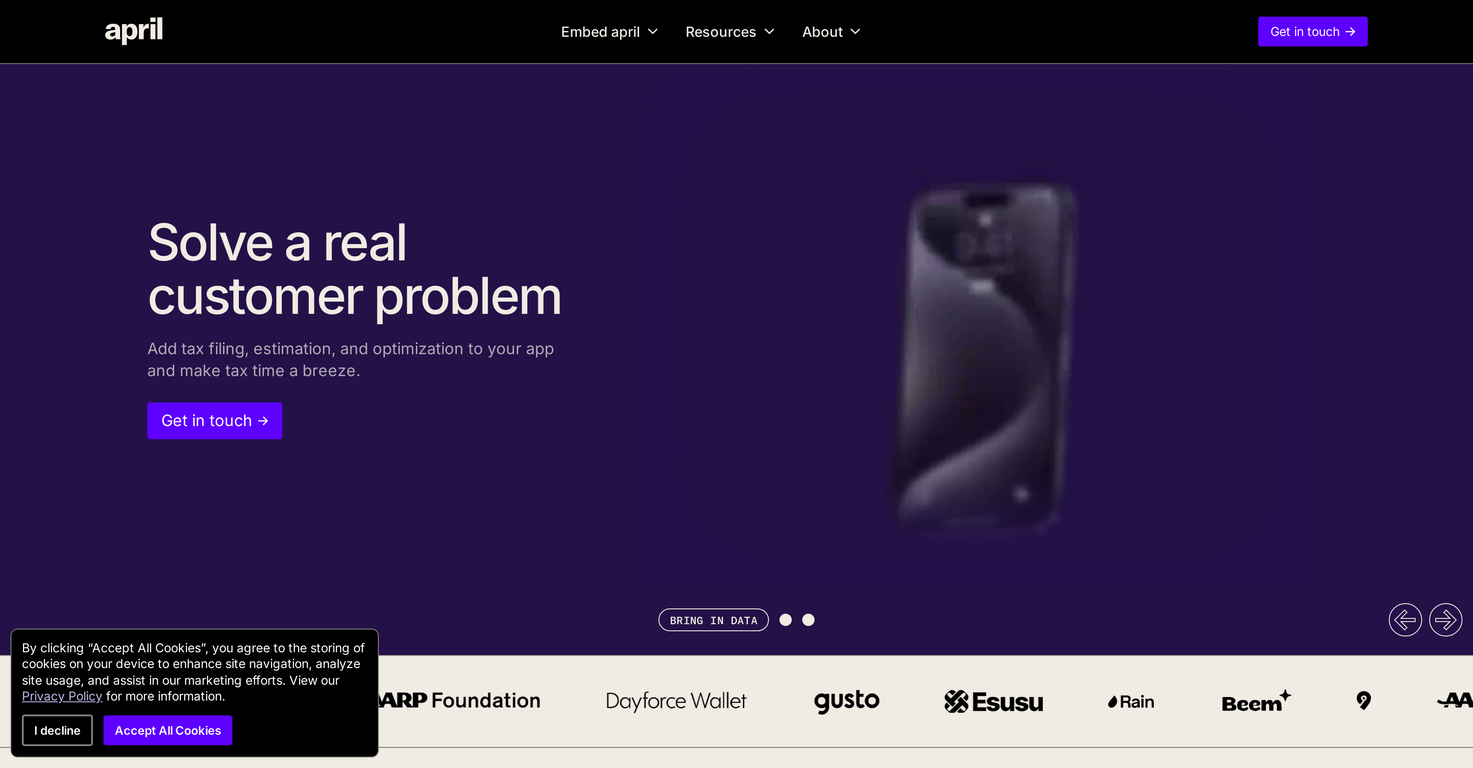 April screenshot