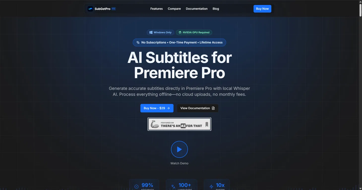 SubGetPro screenshot