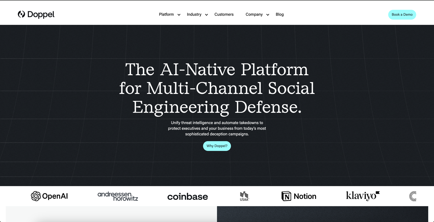 Doppel.com screenshot