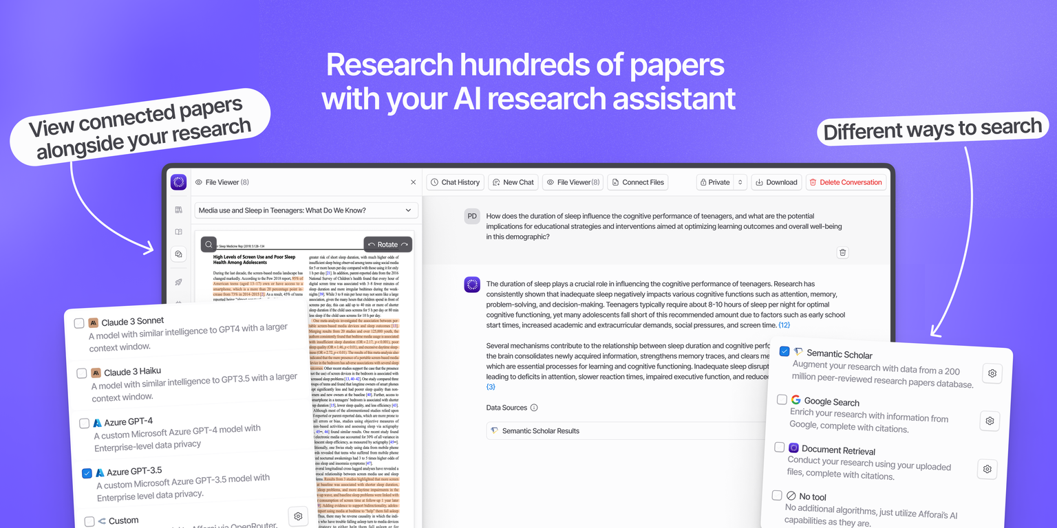 Afforai screenshot