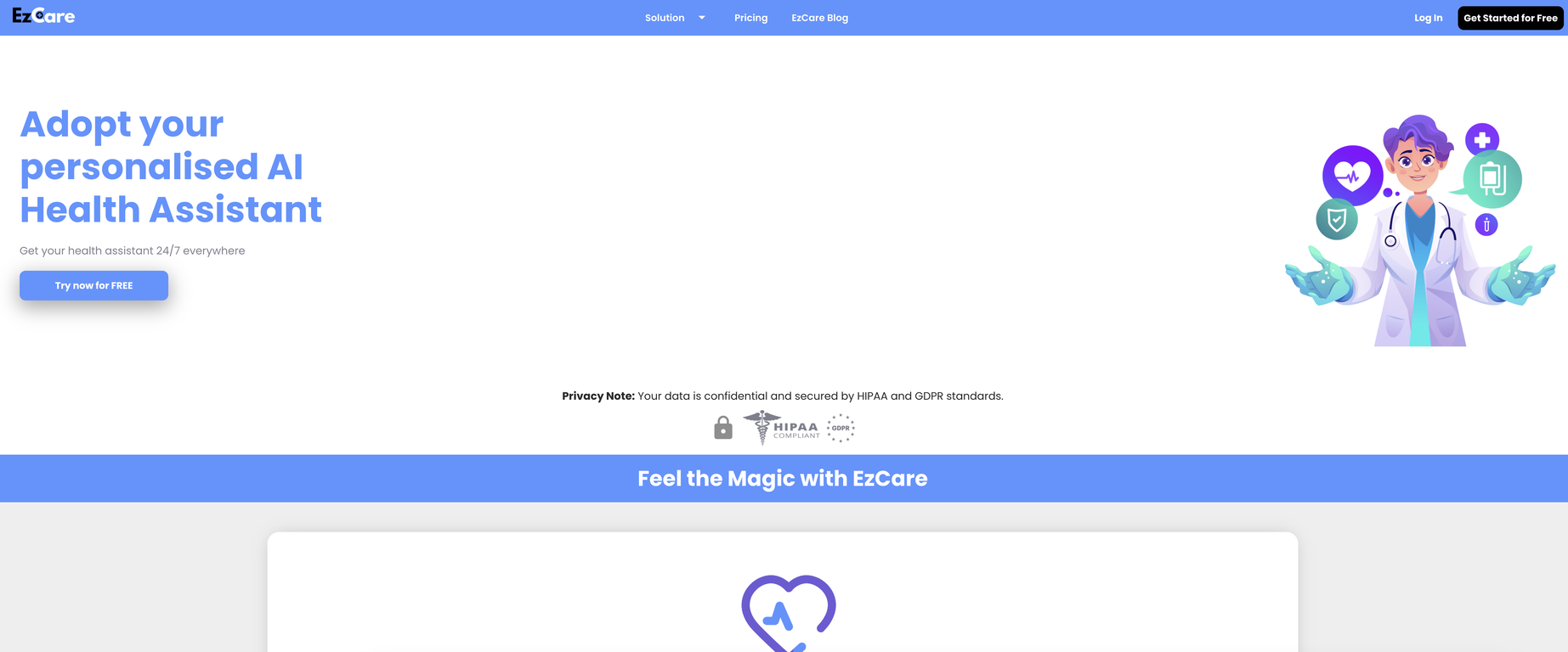 EzCare screenshot