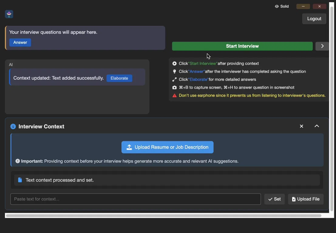 Interm AI - Interview Terminator screenshot