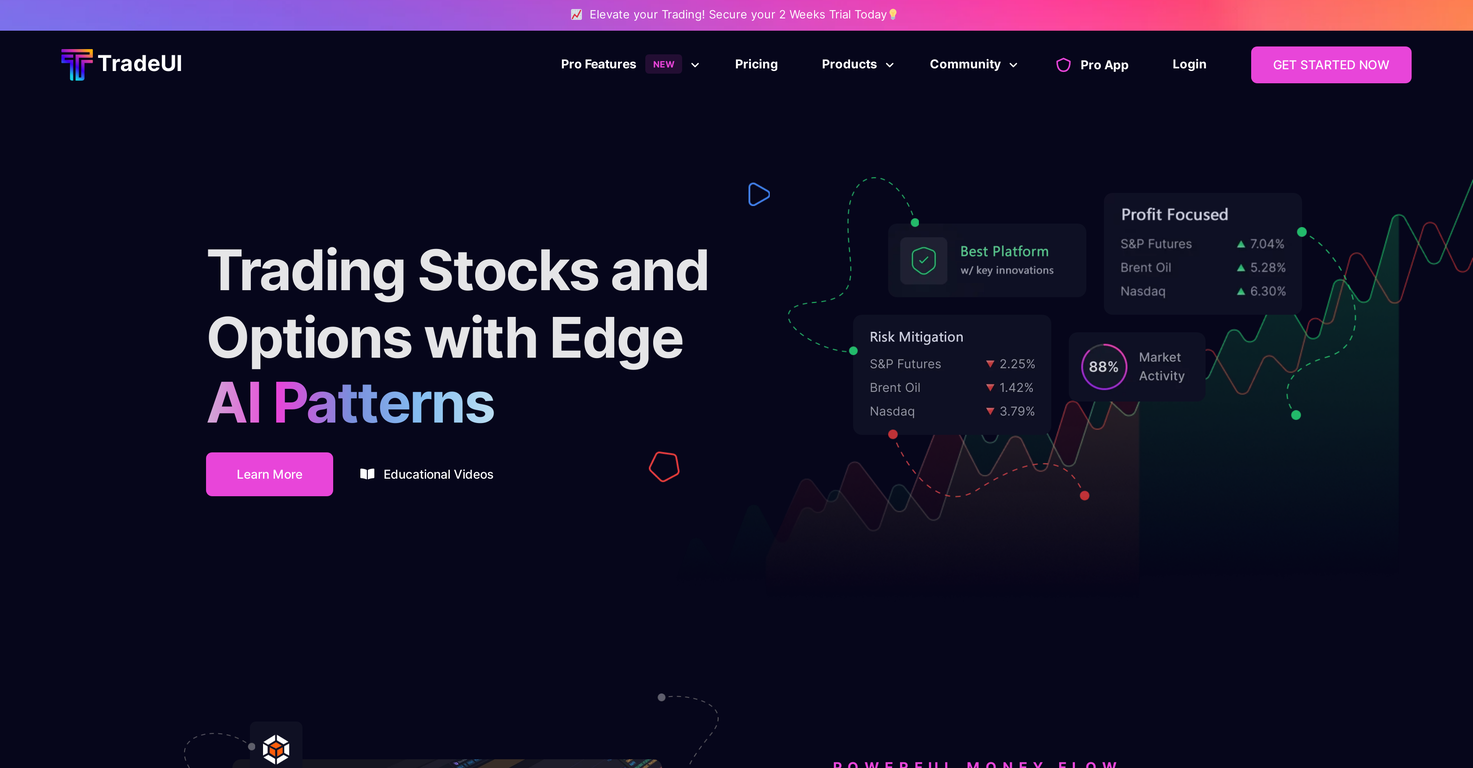 TradeUI screenshot