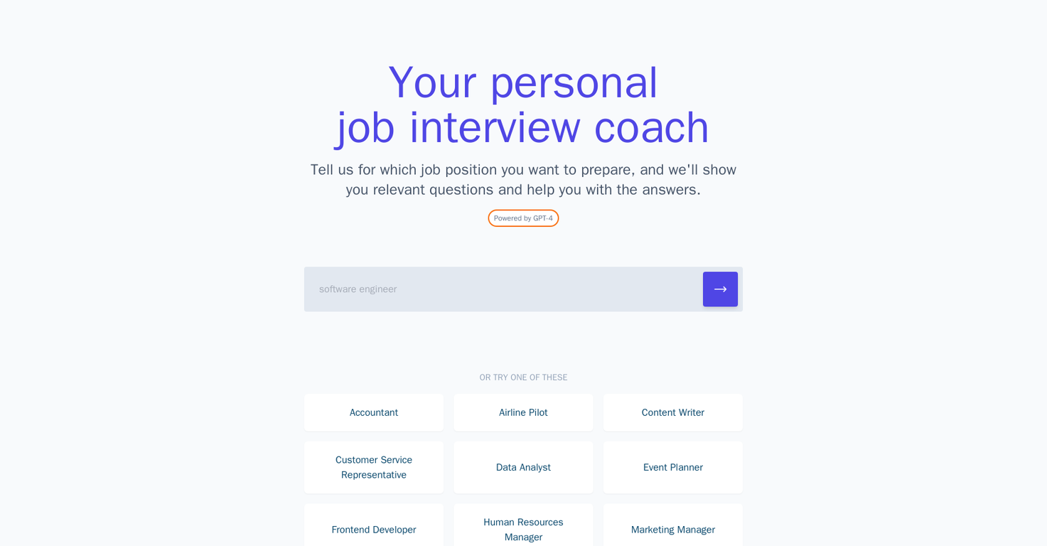 AI Interview Coach screenshot
