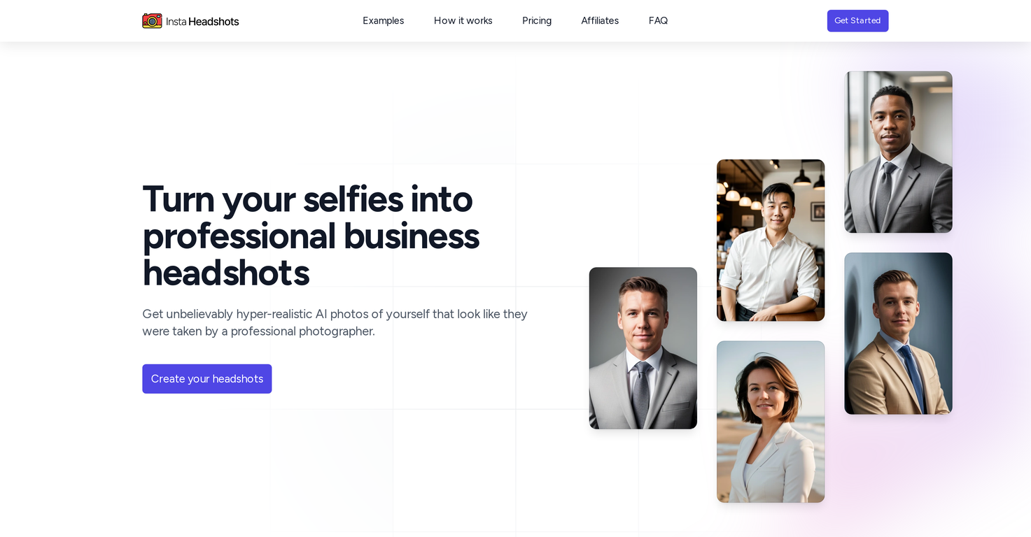 InstaHeadshots screenshot