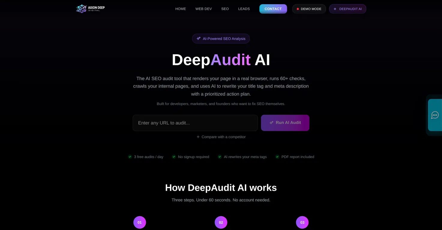 DeepAudit AI screenshot