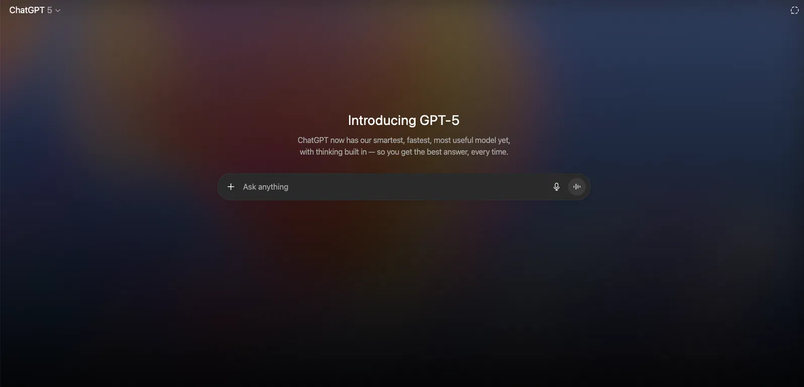 ChatGPT screenshot