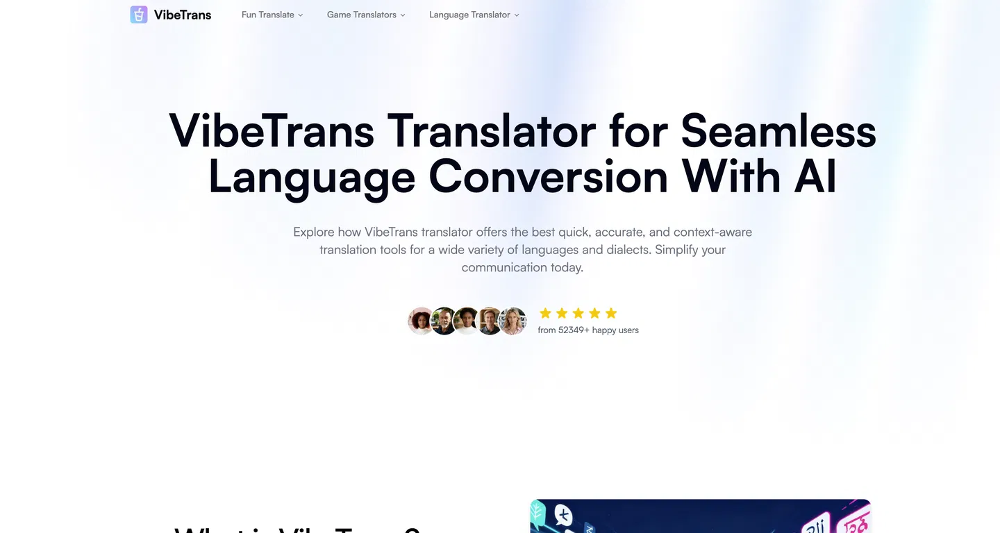 VibeTrans screenshot