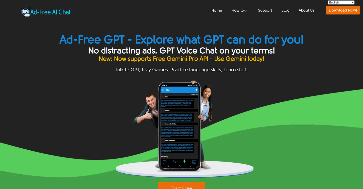 Ad-Free AI Chat screenshot
