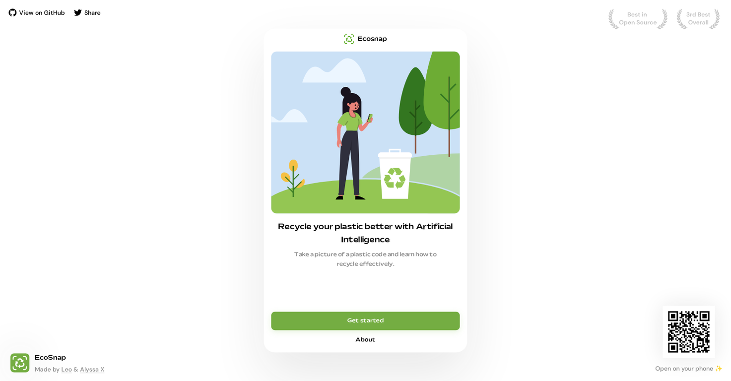 Ecosnap screenshot