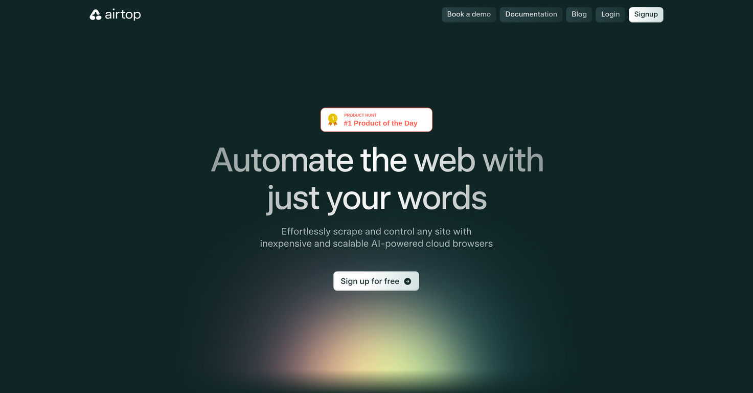 Airtop screenshot