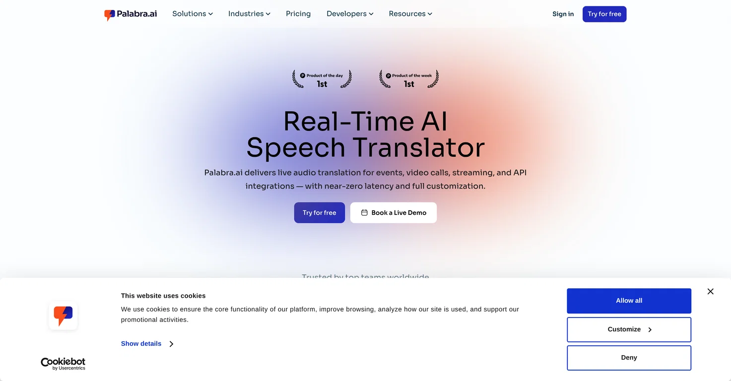Palabra.ai screenshot