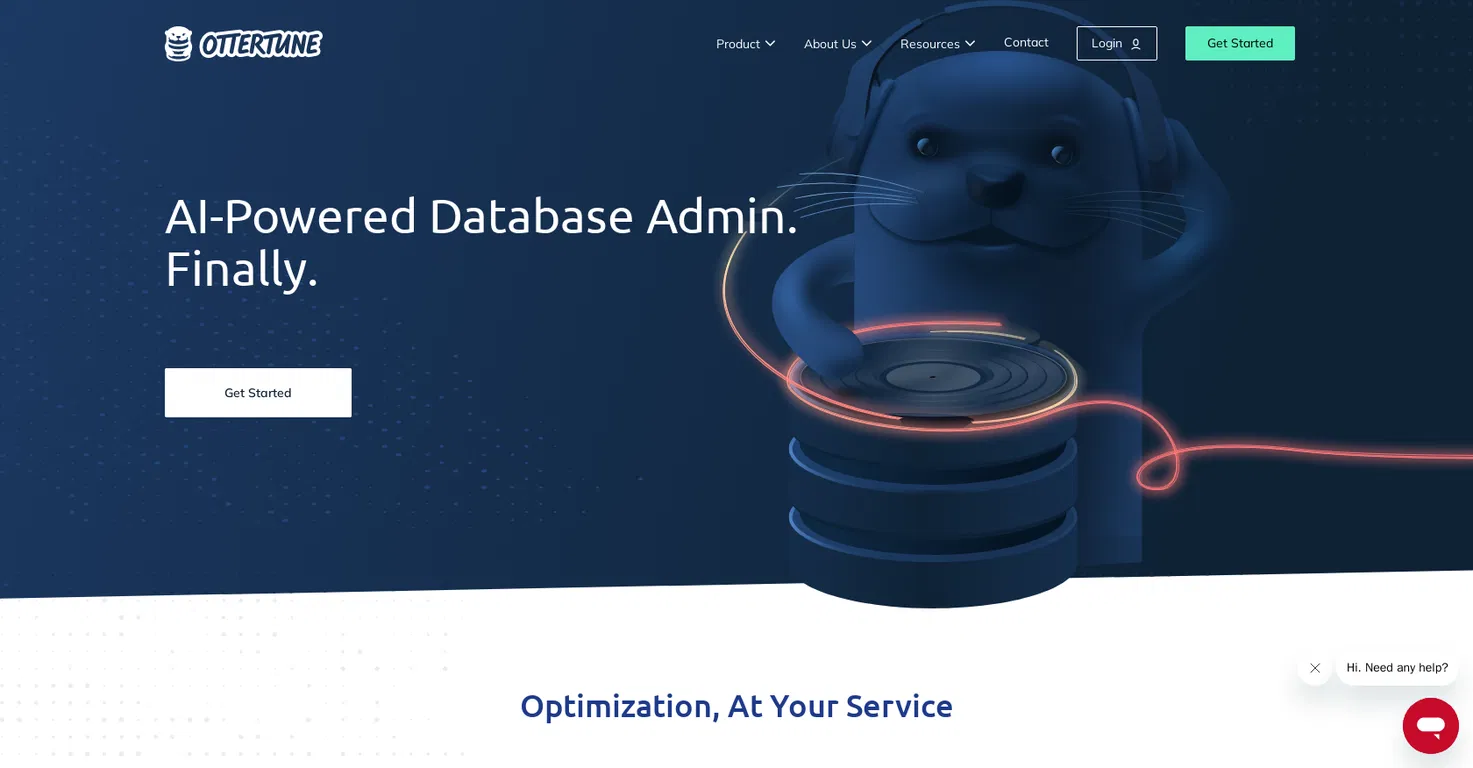 OtterTune screenshot